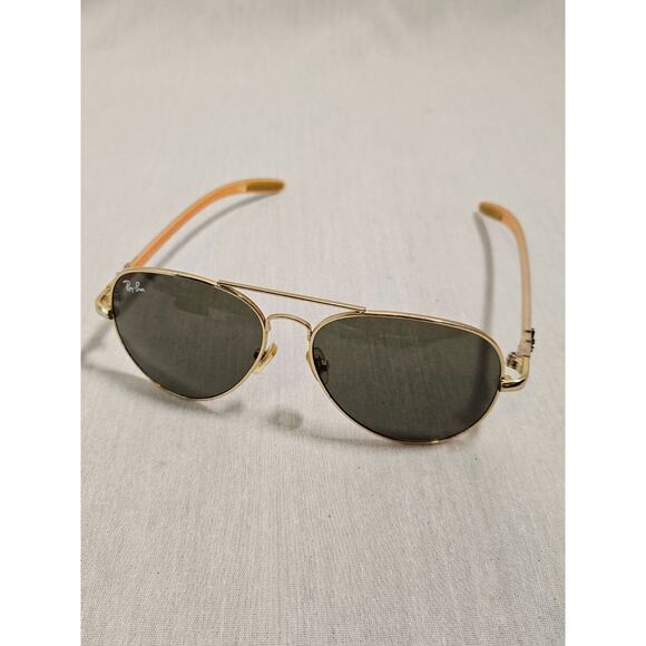 B&L Ray-Ban Sunglasses - Orange And Gold #6215136 - Small Damage On Earpieces